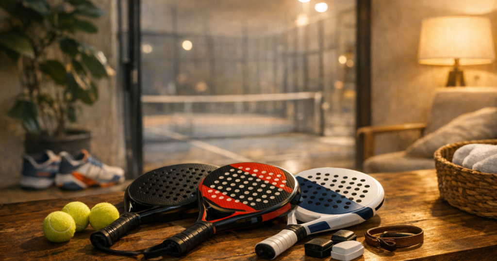 first padel racket