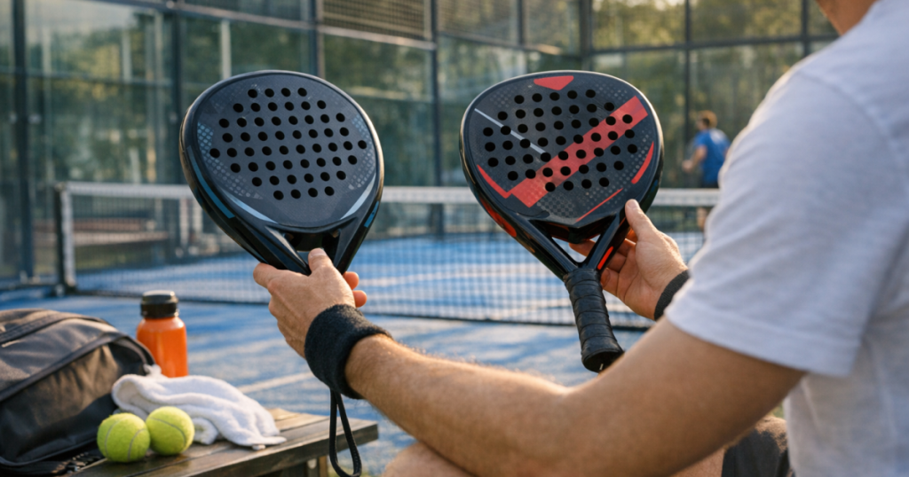 first padel racket