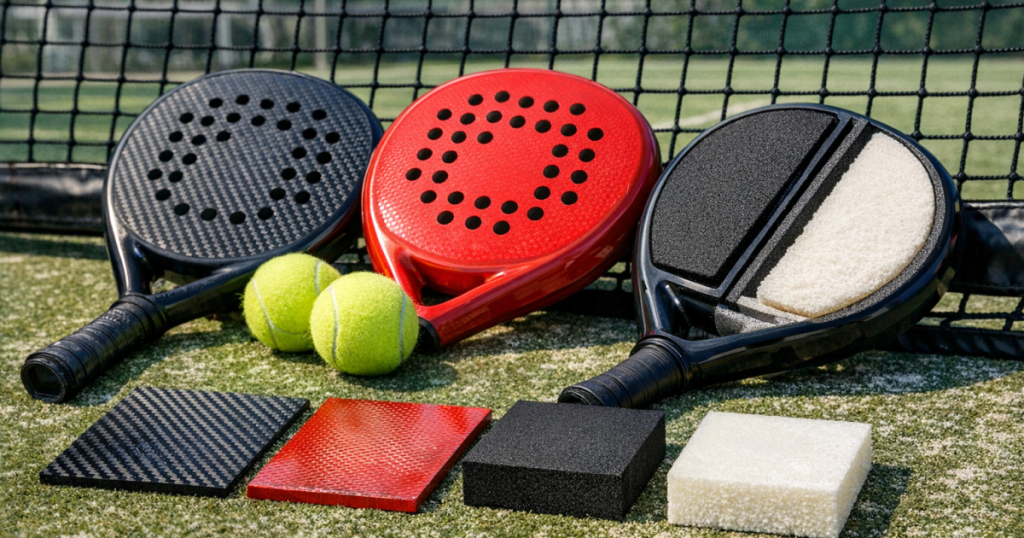 padel racket materials