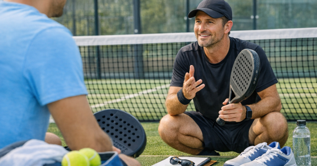 booking a padel coach