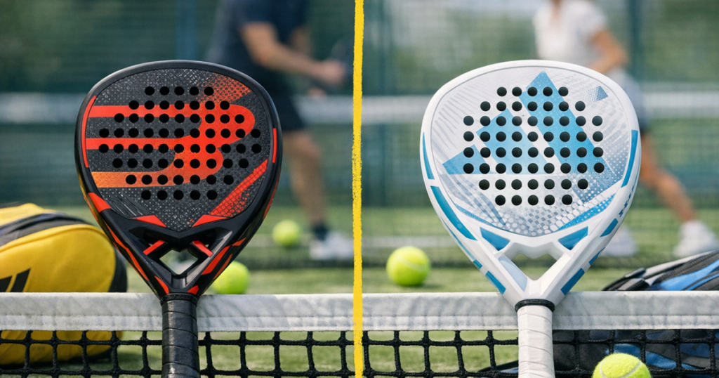 Bullpadel Hack 02 vs Adidas Adipower Light 3.1