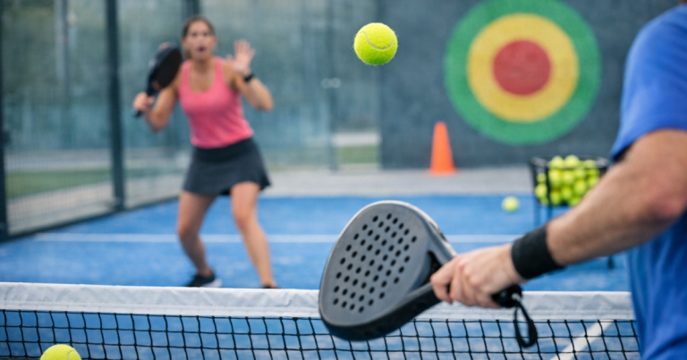 overhitting easy padel balls