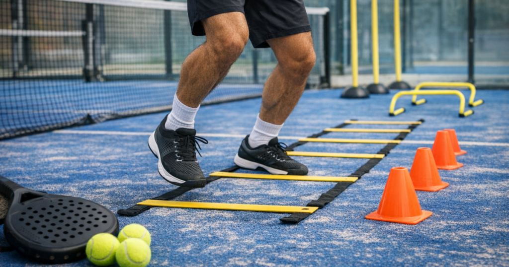 padel footwork drills