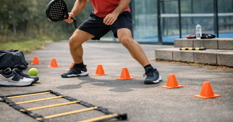 padel footwork practice