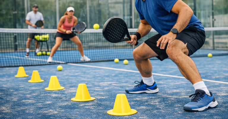 padel split-step drills