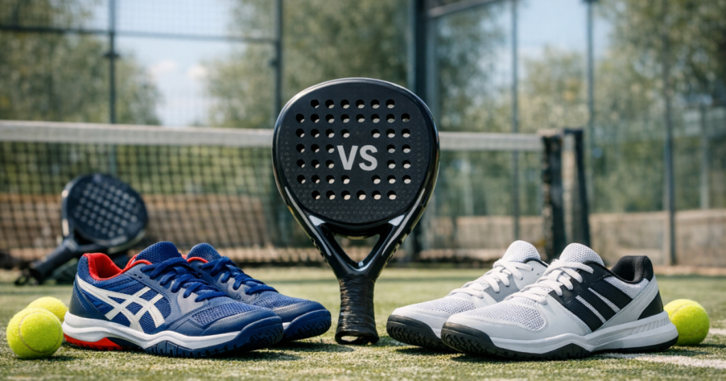 Asics Gel-Padel Pro 3 vs Adidas CourtJam Bounce