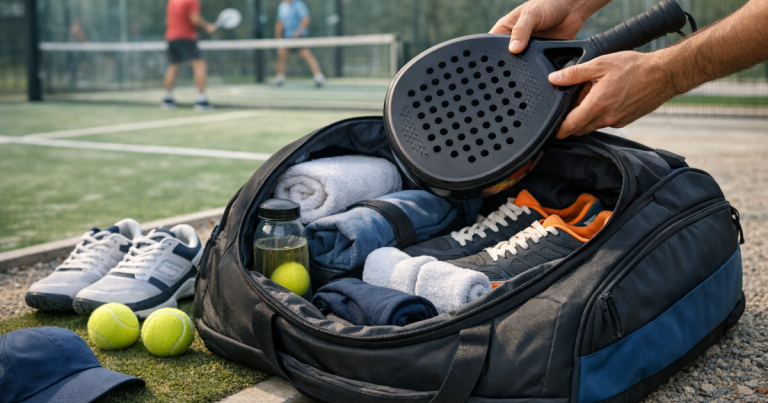 pack a padel bag