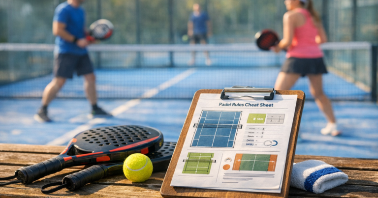 padel rules cheat sheet