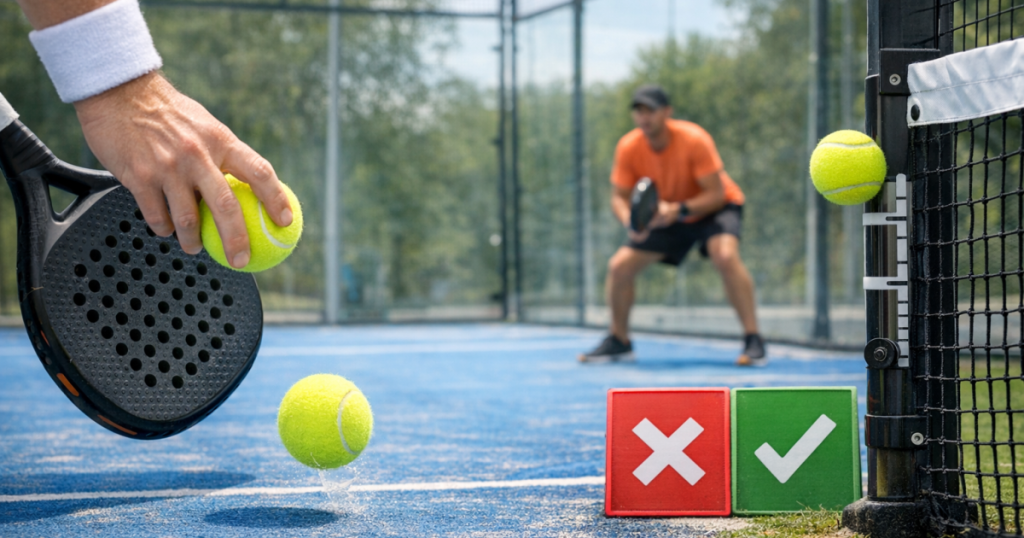 padel serve rules