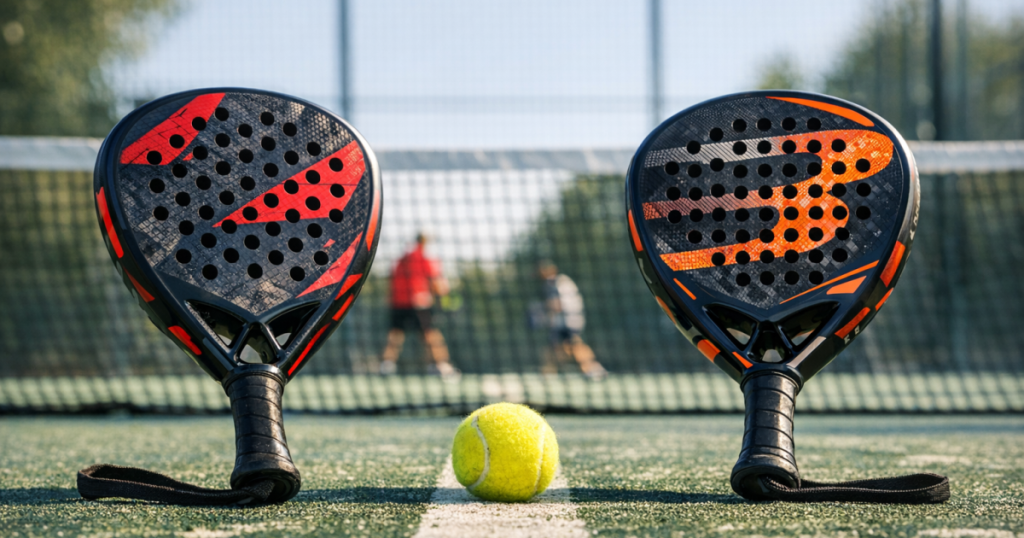 Babolat Viper Carbon vs Bullpadel Hack 02