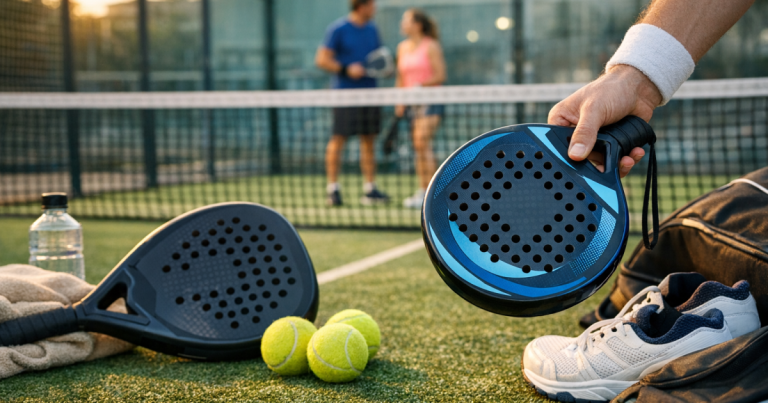 first padel racket