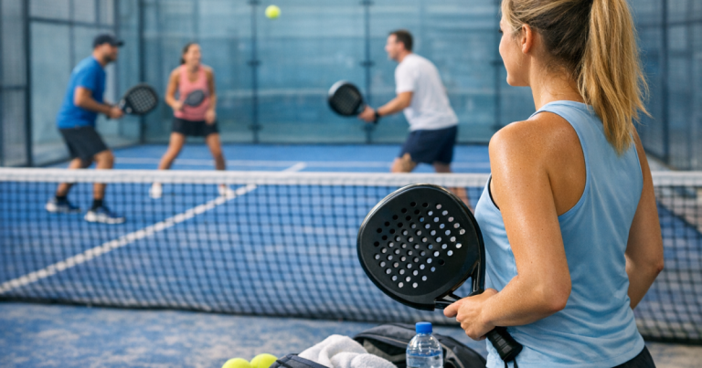 first padel session