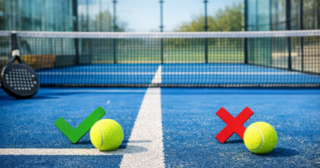 padel court lines