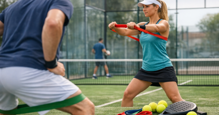 padel warm-up drills