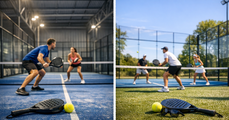 indoor vs outdoor padel