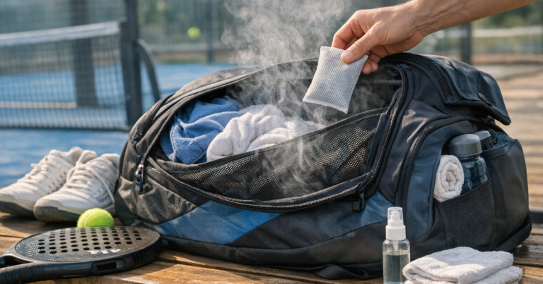padel bag smelling