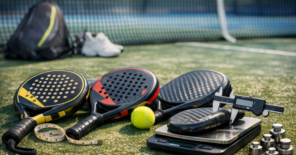 padel racket specifications