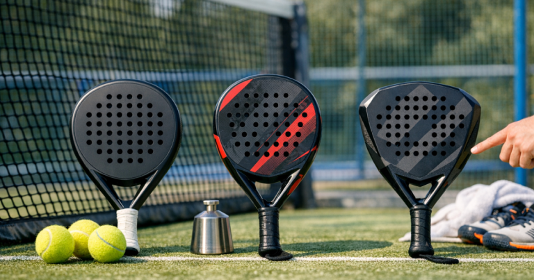 padel racket weight and shape
