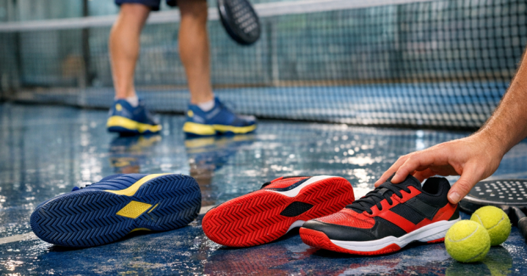 padel shoes for slippery indoor courts