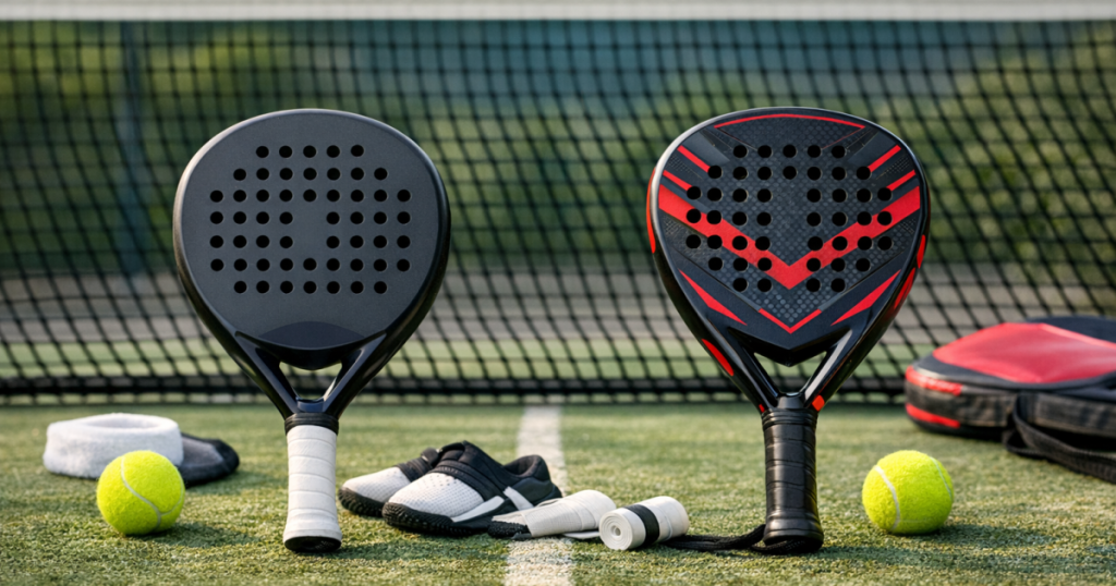 control vs power padel rackets