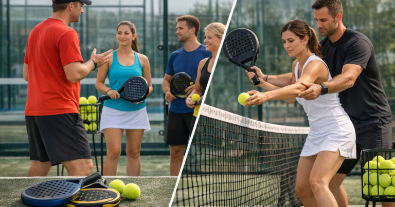 group vs private padel lessons