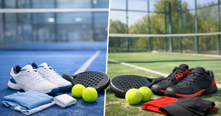 indoor vs outdoor padel gear