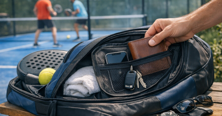 padel bag security