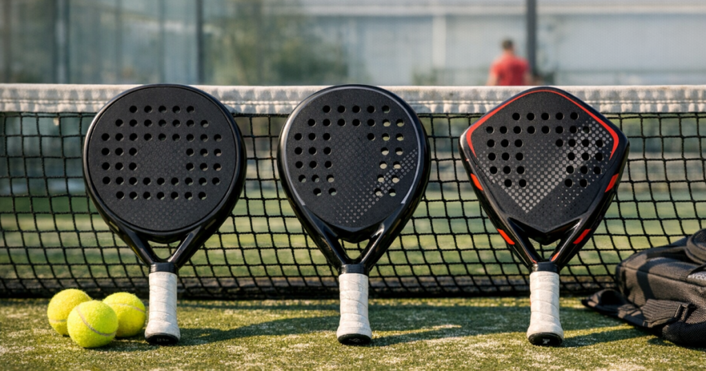 round vs teardrop vs diamond padel rackets